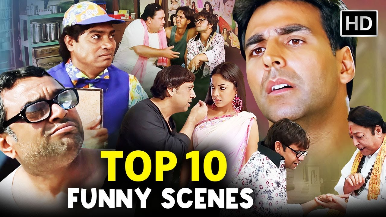 Top 10 Bollywood Comedy Scenes 😂 | Rajpal Yadav | Johnny Lever | Paresh Rawal | Akshay Kumar