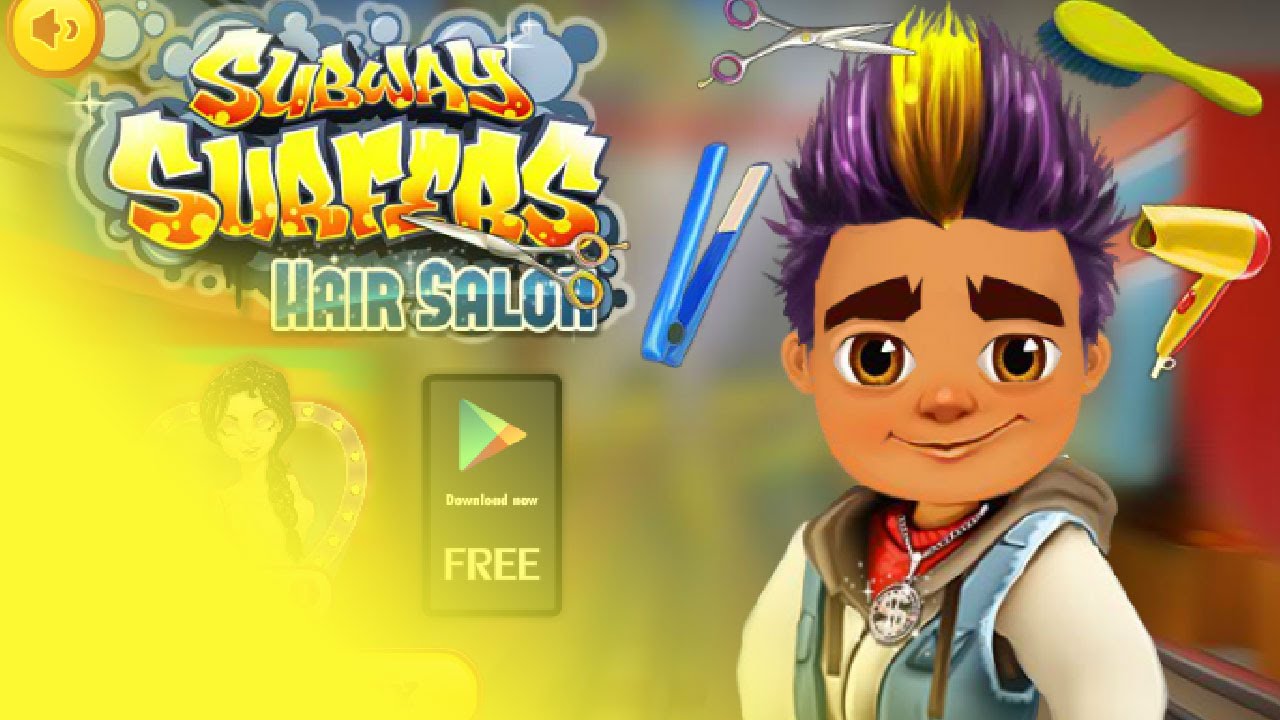 Subway Surfers Online Free Games - Hair Salon Kids Game