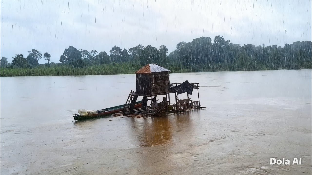 Camping hujan deras|| Bersama keluarga tercinta Zilki ama Raisya sampe ketakutan