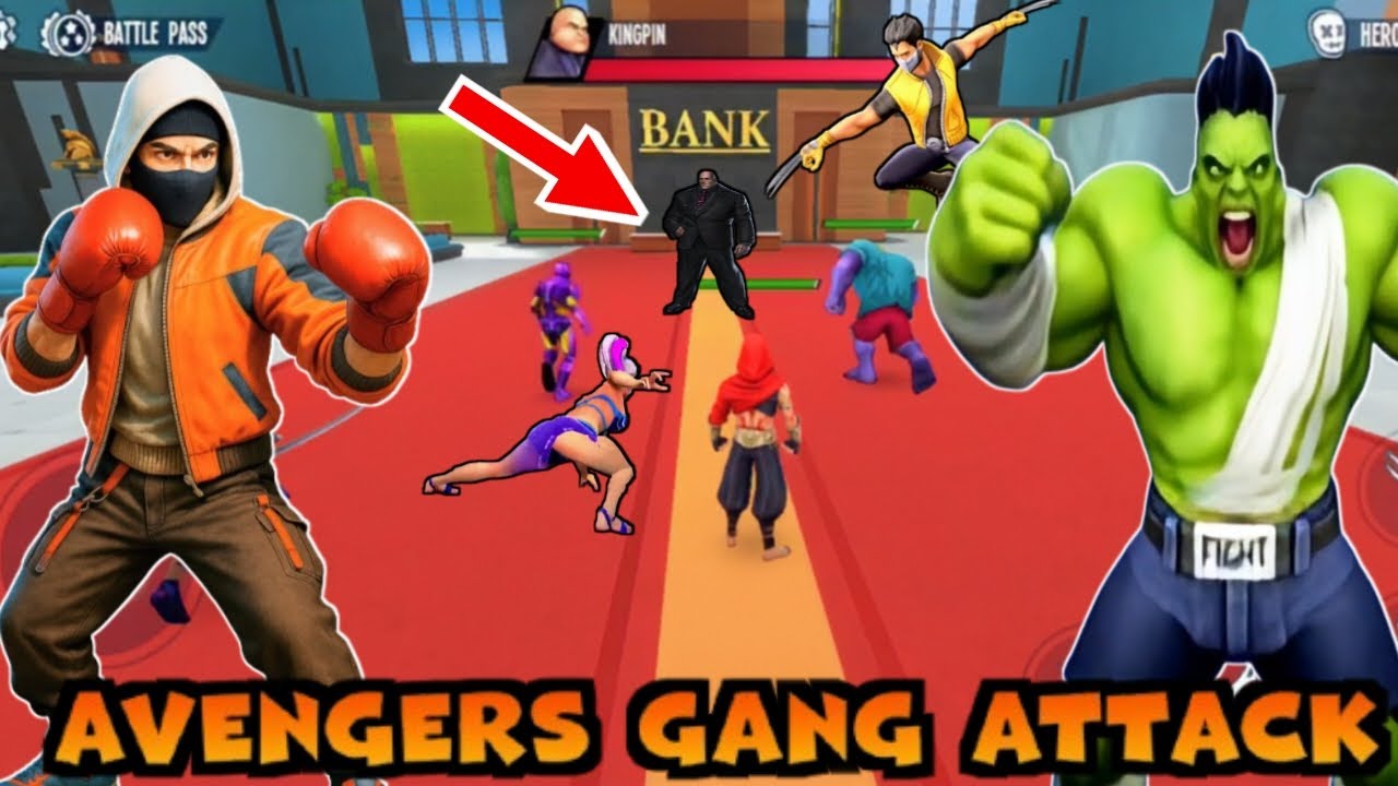 💥AVENGERS GANG FIGHT💥 in Spider Fighter 3 Action Gameplay.