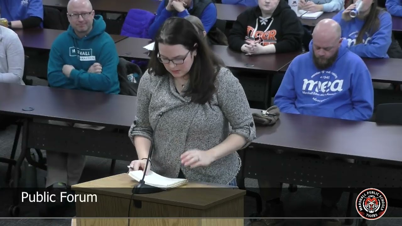 02.02.2026 Marshall Public Schools Board Meeting