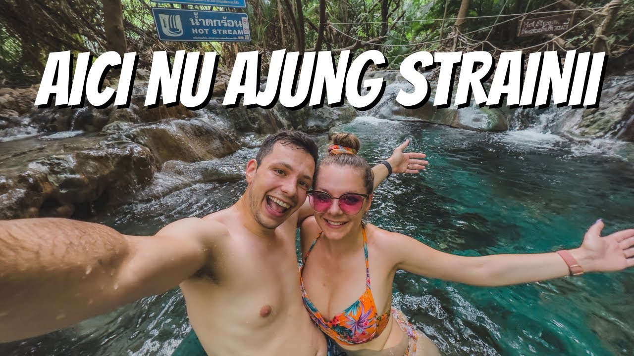 Am ajuns la bai termale in Krabi, unul din cele mai frumoase locuri din Thailanda
