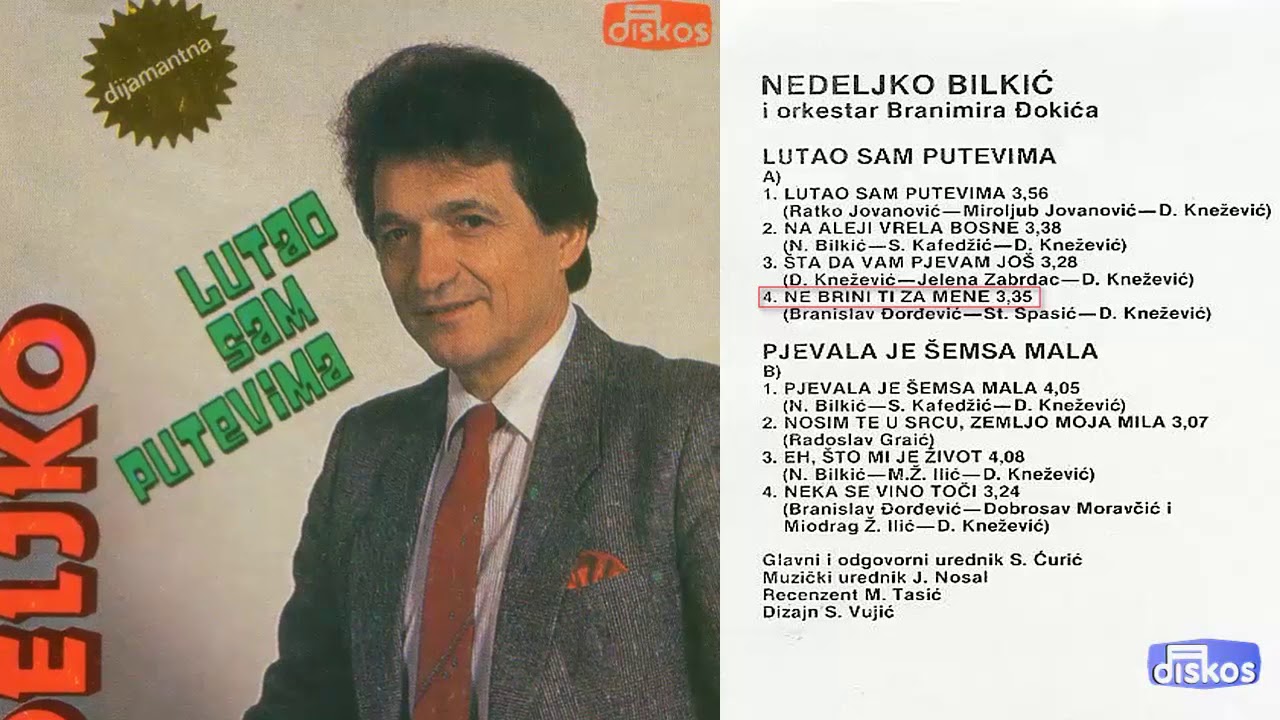 Nedeljko Bilkic - Lutao sam putevima - (Audio 1988) - CEO ALBUM
