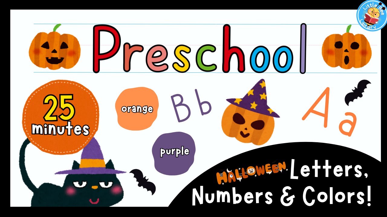 🎃 Развивающие занятия к Хэллоуину для малышей и дошкольников | Песни, алфавит, счёт и вырезание т...