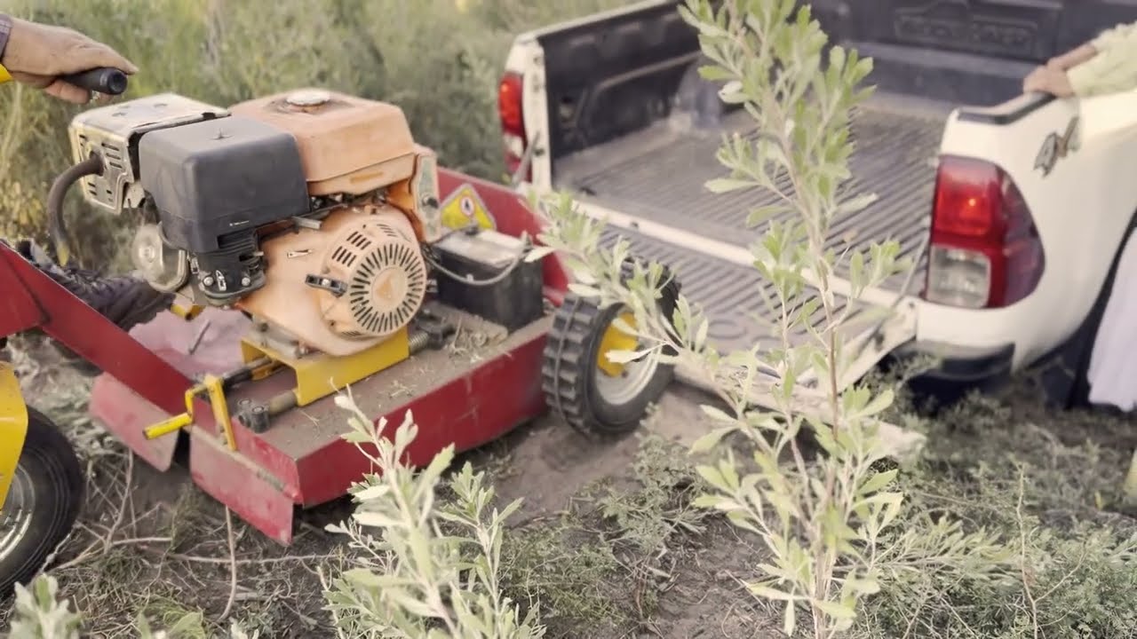 Desmalezando la Finca con la Potente Desmalezadora Roland H 001, Carne de Perro!