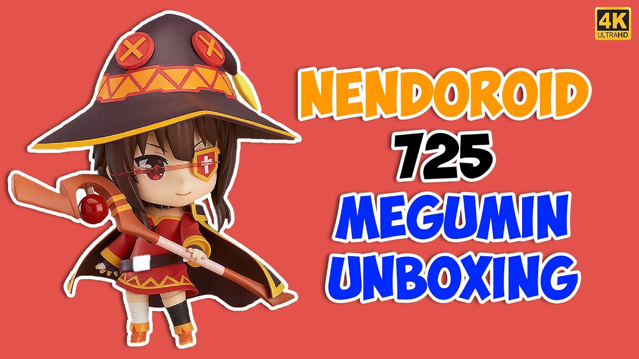 Nendoroid Megumin 725: Быстрая распаковка на аниме фигурки.