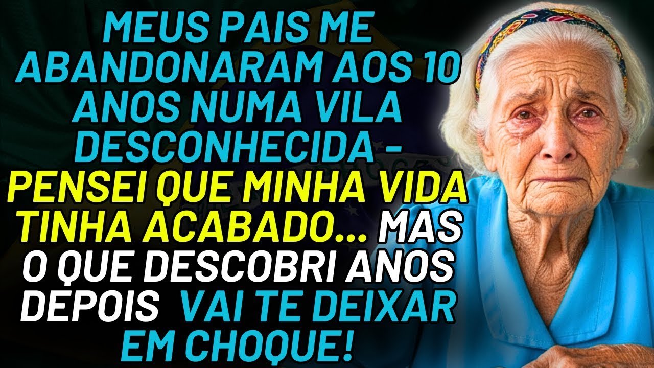 HISTÓRIA REAL DESTA AVÓ 👵💔 FUI LARGADA AINDA MUITO NOVA, NUMA VILA DESCONHECIDA..O QUE DESCOBRI FOI