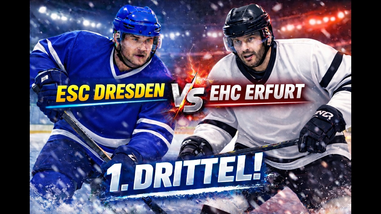 ESC Dresden vs EHC Erfurt 1.Drittel