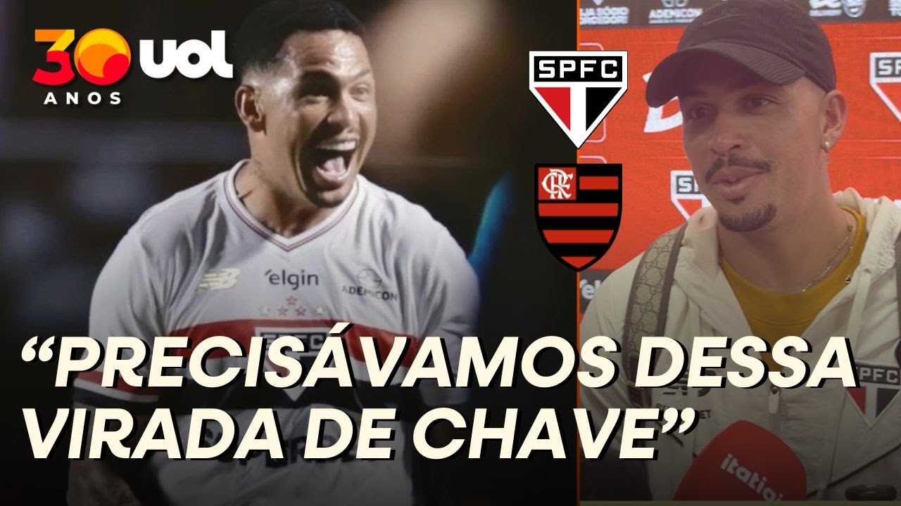 LUCIANO FALA SOBRE DECLARAÇÃO DE CRESPO E GOL CONTRA FLAMENGO