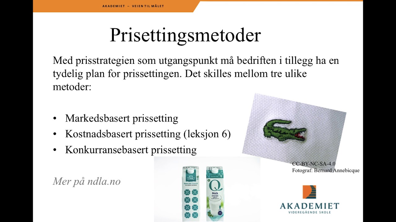 Pris og prispolitikk L7