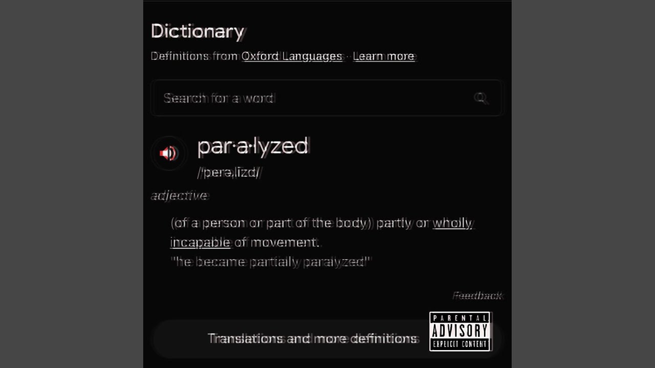 Paralyzed