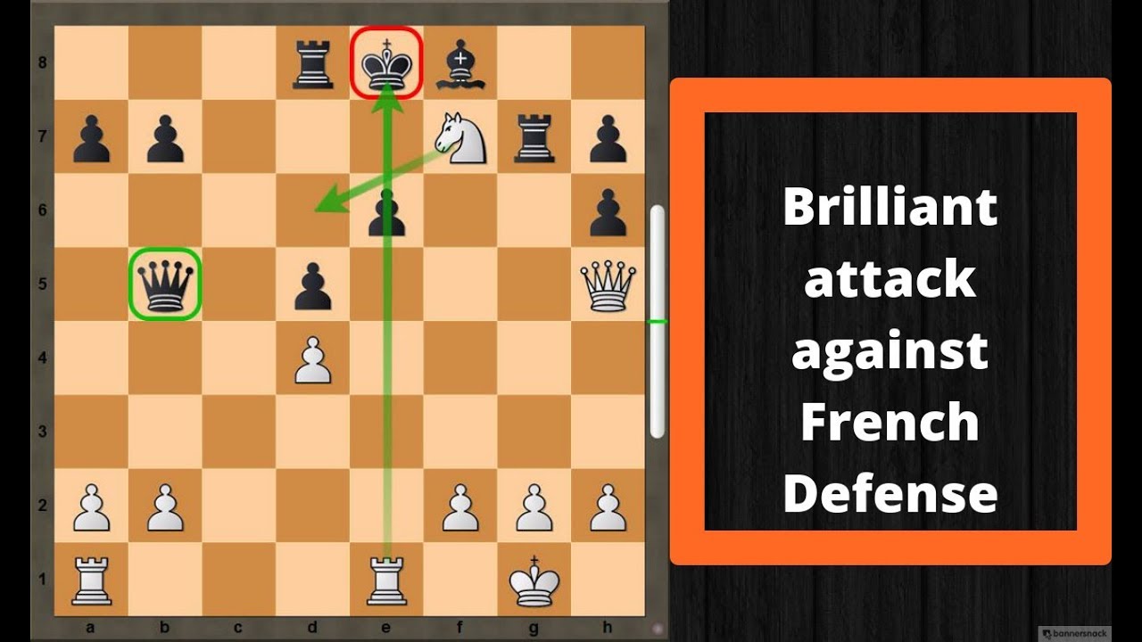Chess : Amazing Attack against French Defense