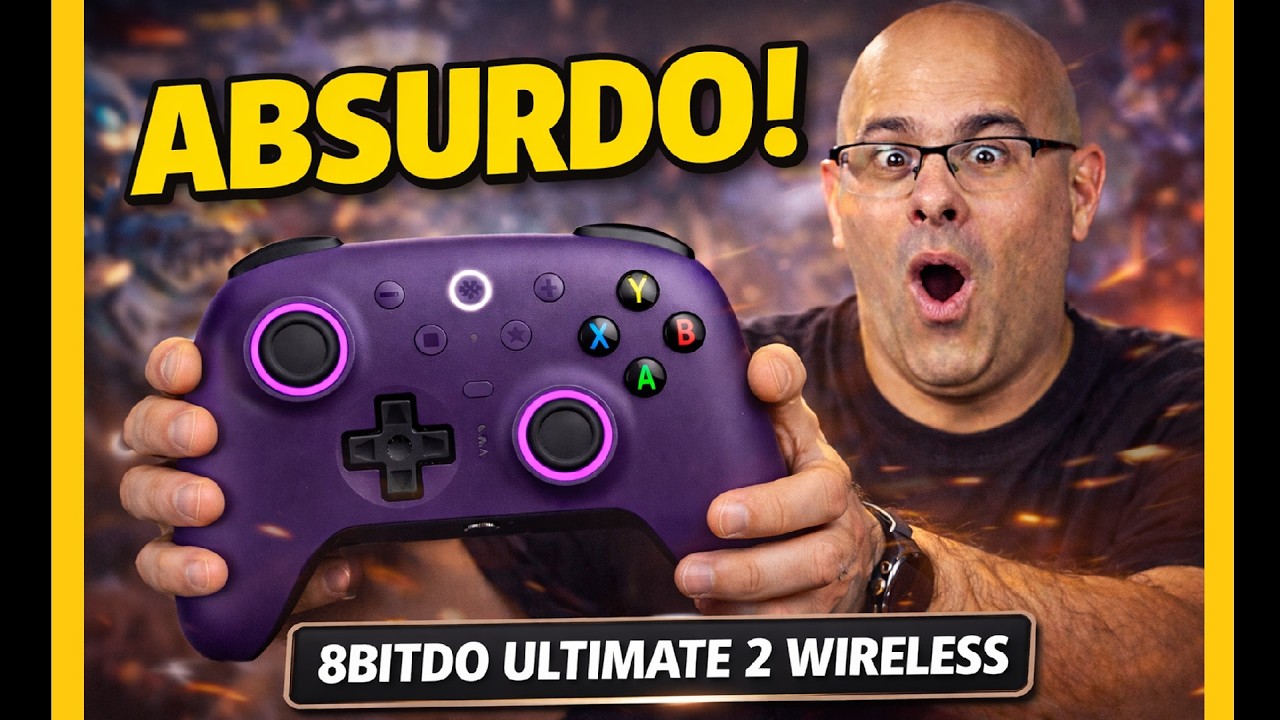 8BITDO ULTIMATE 2 WIRELESS: CONTROLE + RÁPIDO DE 1000HZ QUE VOCÊ PODE COMPRAR! VALE A PENA? Geek547
