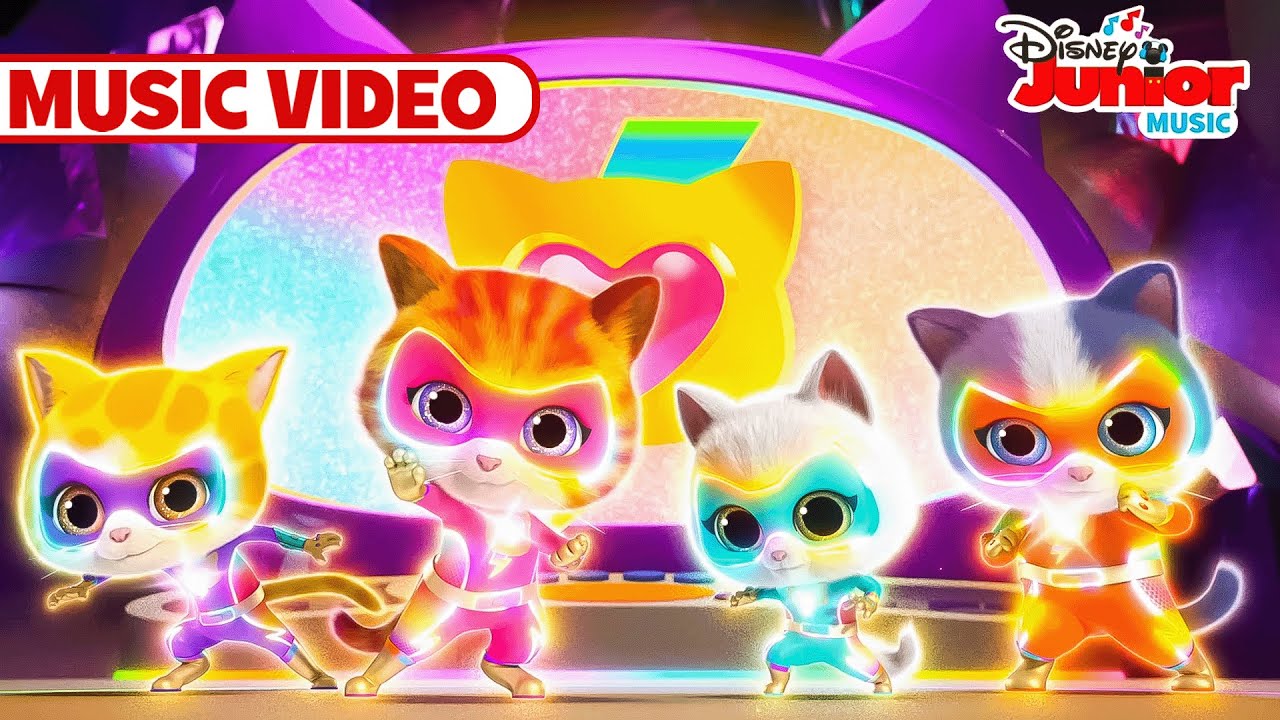 SuperKitties Official Theme Song 🐱🎶 | Music Video | Season 2 | @disneyjr