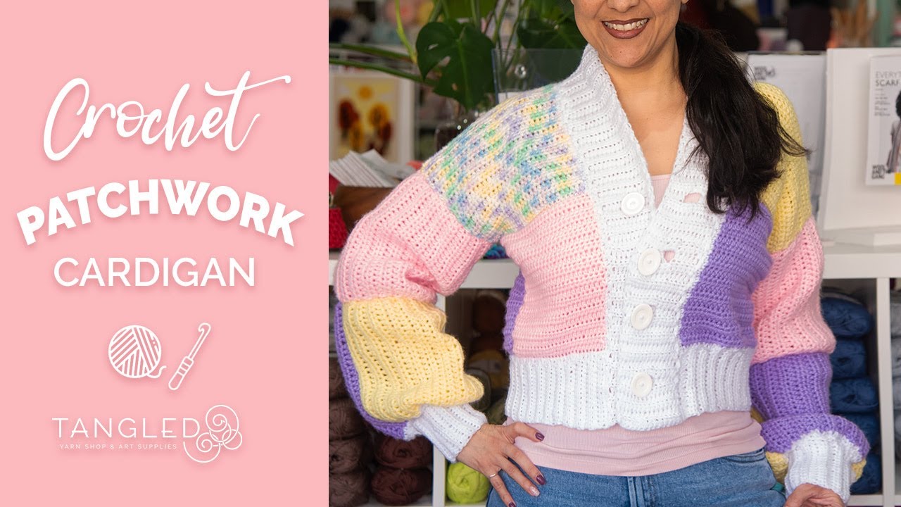 Crochet Patchwork Cardigan / Sweater