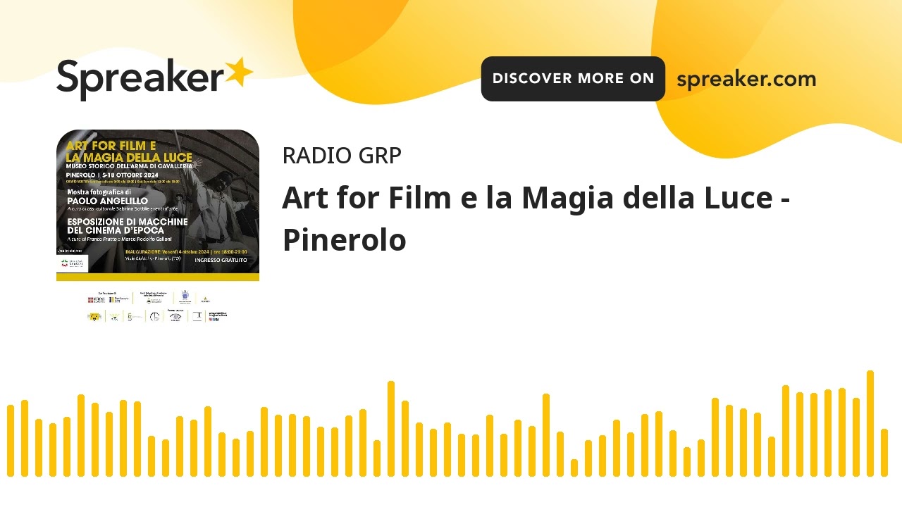 Art for Film e la Magia della Luce - Pinerolo