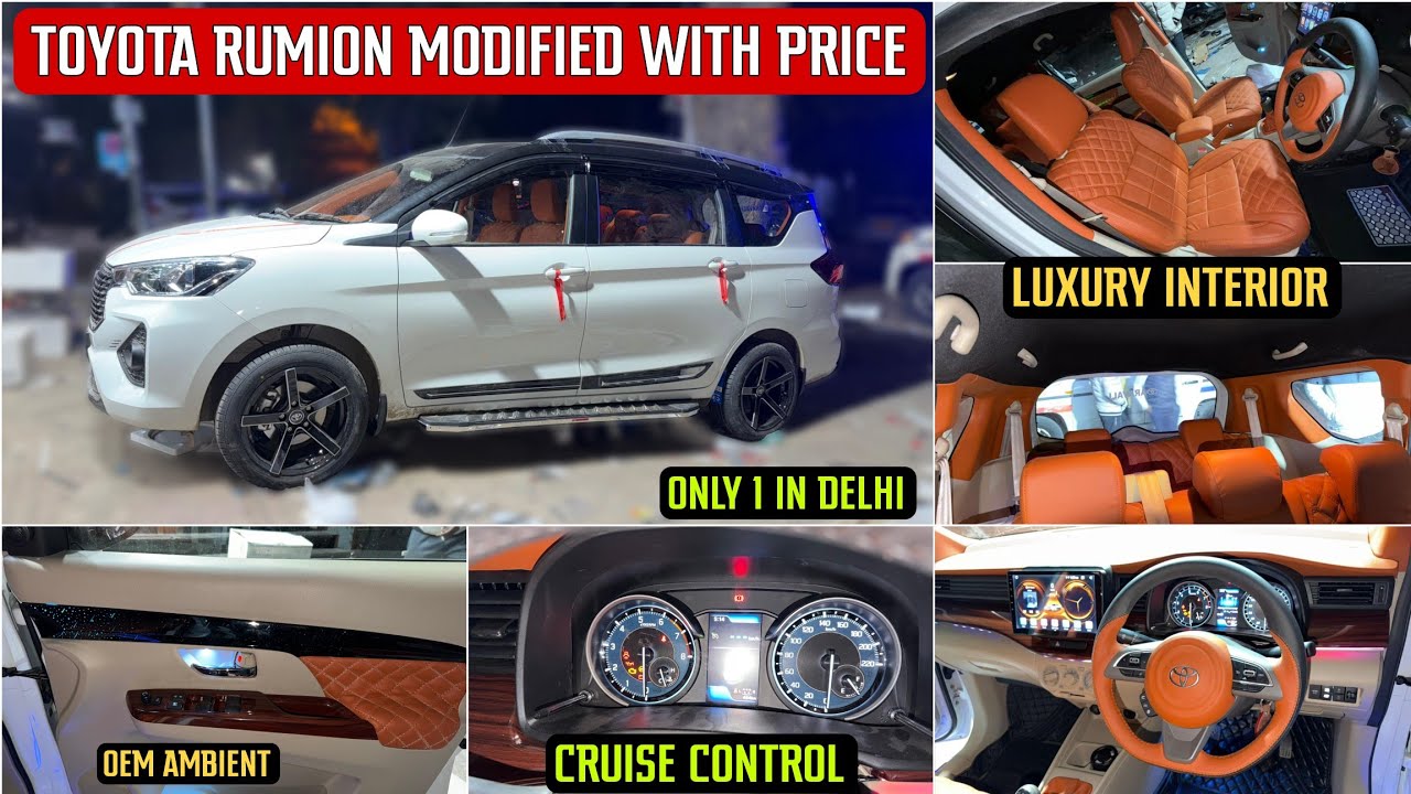 Rumion Modification ✅ Toyota Rumion Cng Interior Modified ✅ Rumion Modified ✅ #rumion 