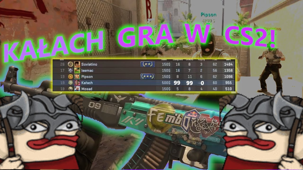 NOWY SNAX?! czyli KAŁACH GRA z WIDZAMI w CS2!