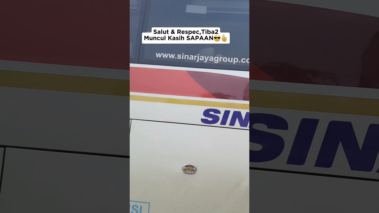 Sinar Jaya Double Decker LUXURY Keren Sekali #bus #bismania #sinarjaya