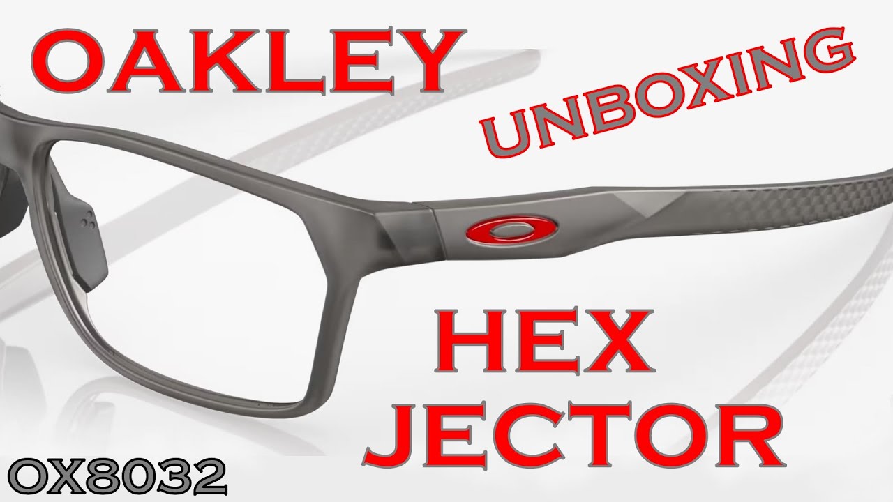 [#70] Oakley Hex Jector eyeglasses unboxing