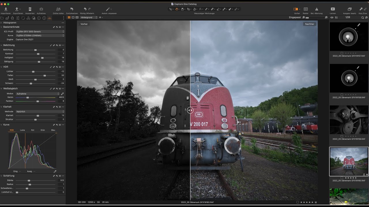 Online-Workshop am 08.08.2023: Bildbearbeitung mit CaptureOne (Grundlagen)| ab 19:00 Uhr