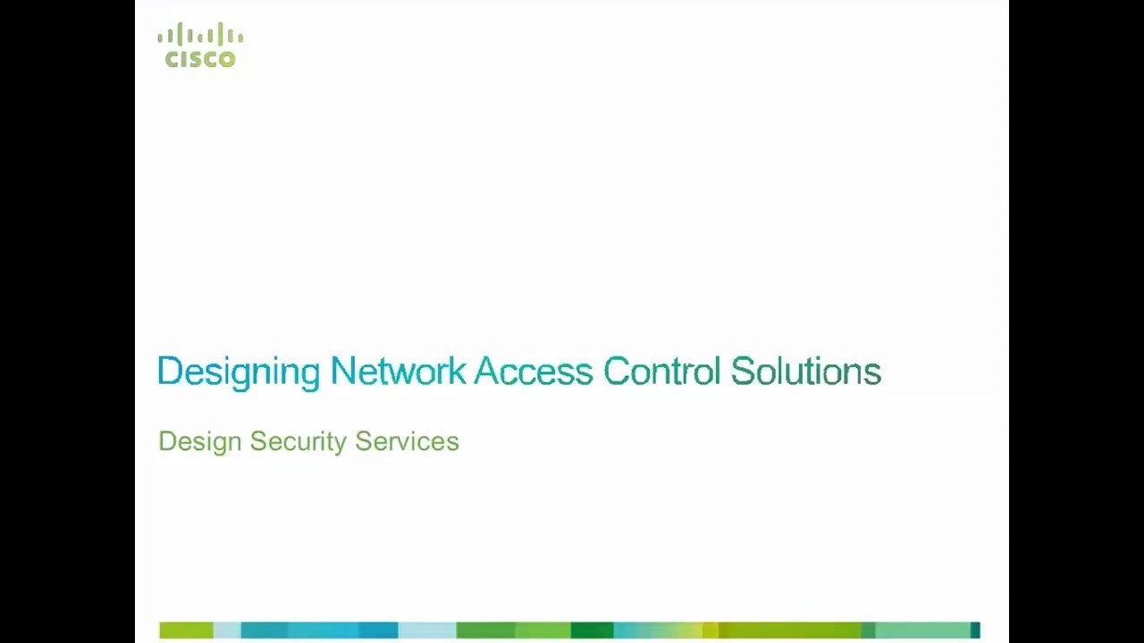 thinQtank Learning CCDP Training Camp - Design Sec Services (Designing Network Access Control)