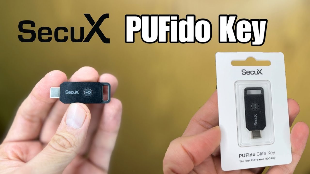 SecuX PUFido Clife Key, Unboxing & How To Use It