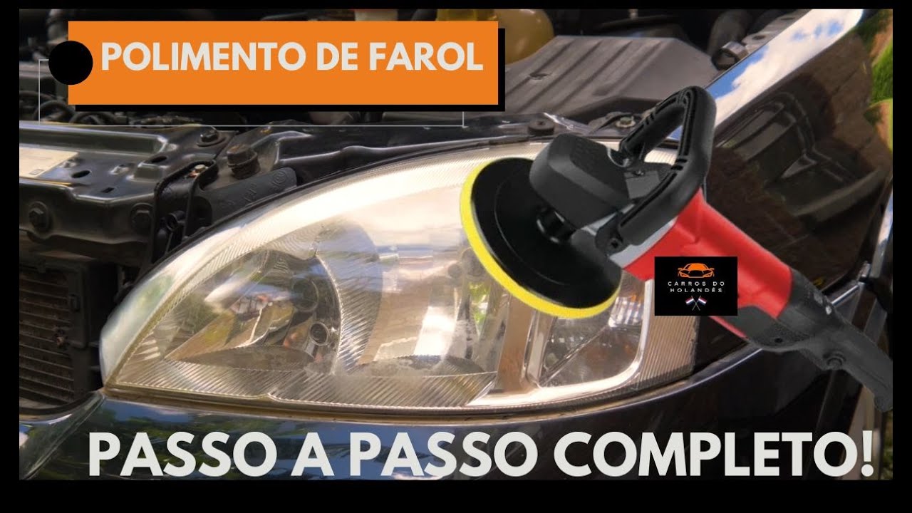Farol Amarelado Nunca Mais! Polimento de Faróis em Casa (Passo a Passo)