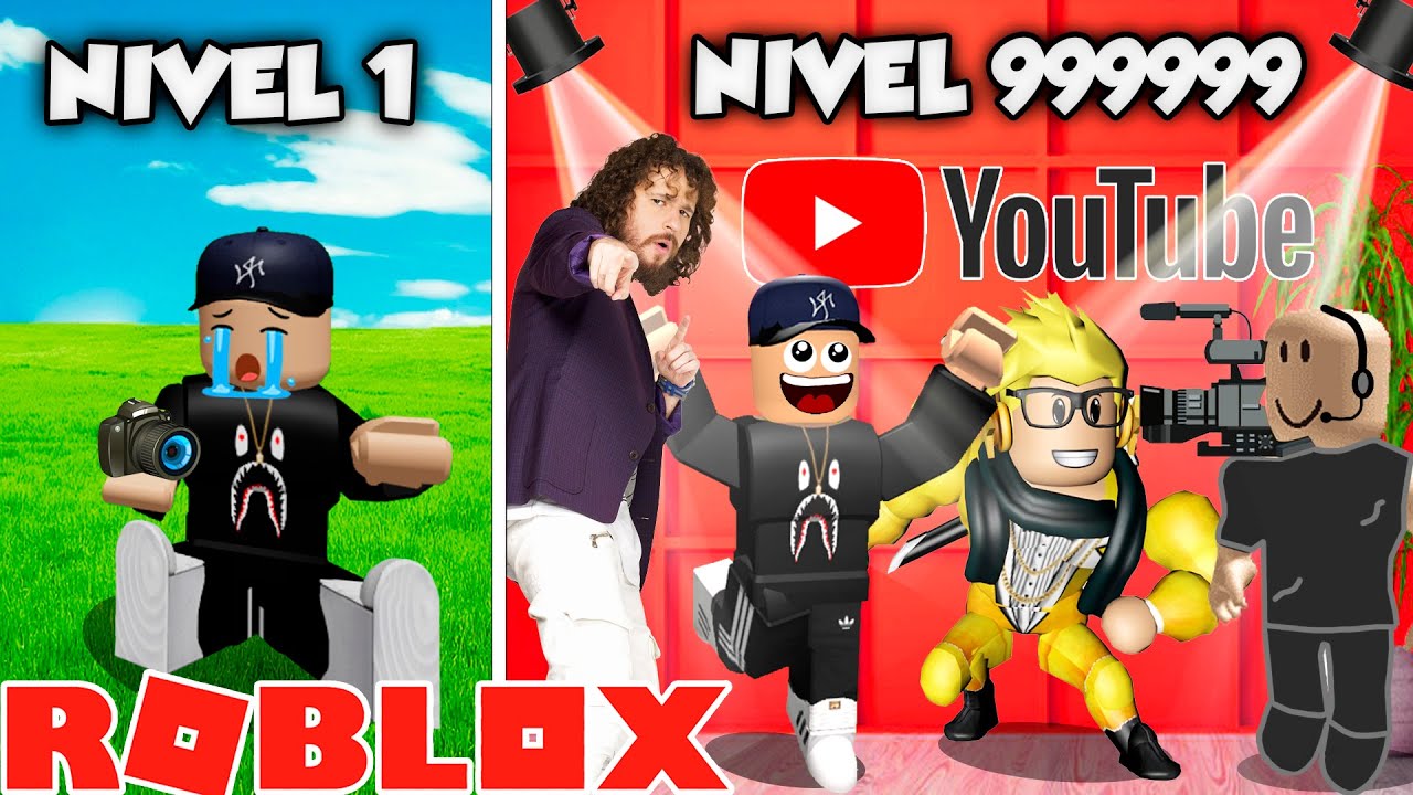 Me Hago Un YouTuber Super Famoso🤩 en Roblox YouTuber Simulator