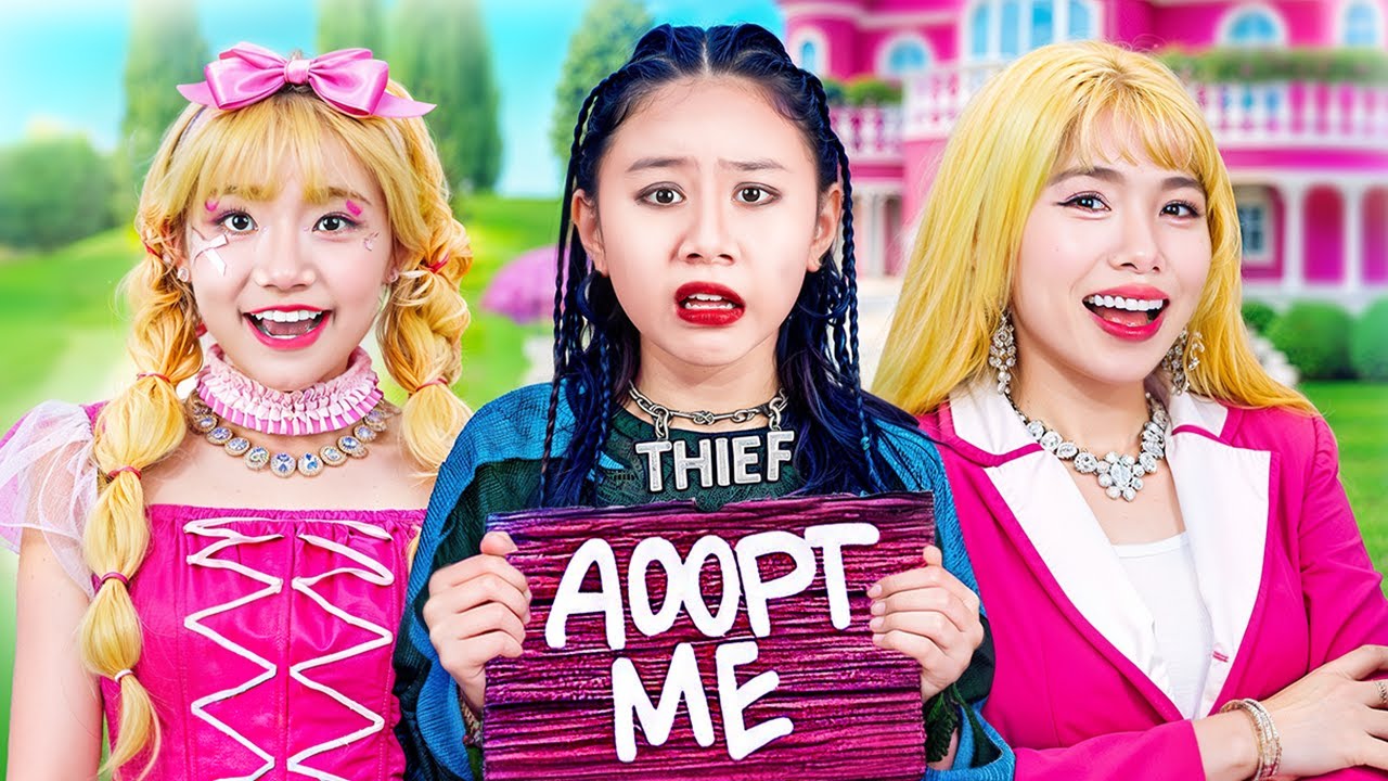 Poor Bratz Was Adopted By Rich Barbie Family! My Adopted Sister Is A Thief