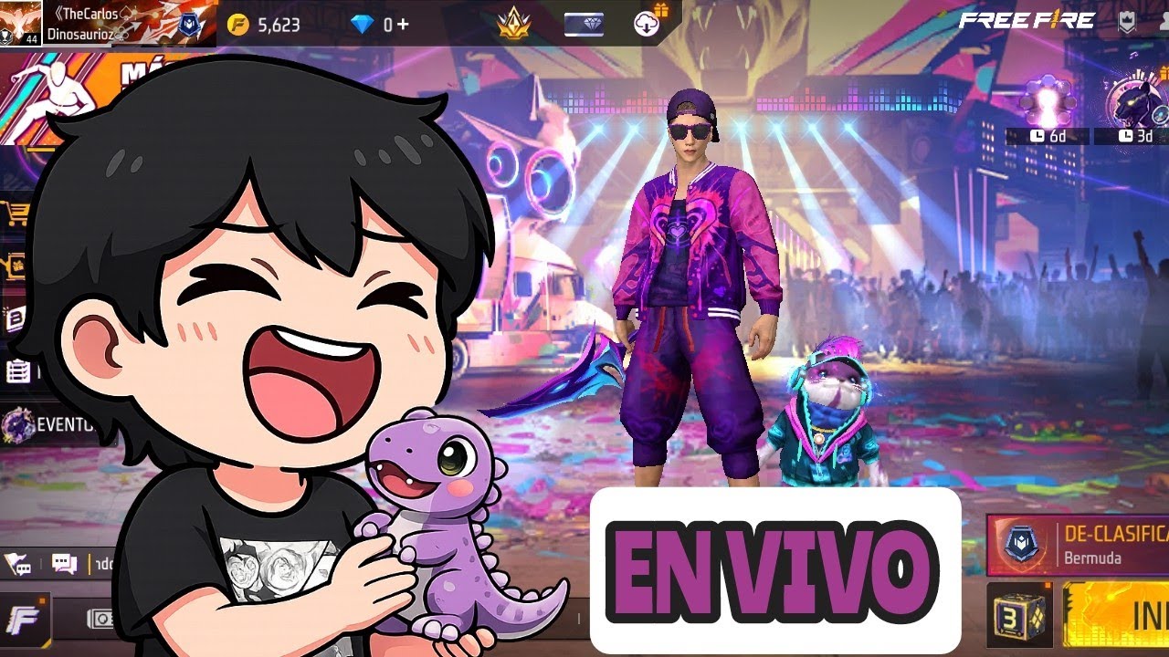 haciendo salas por diversión en free fire