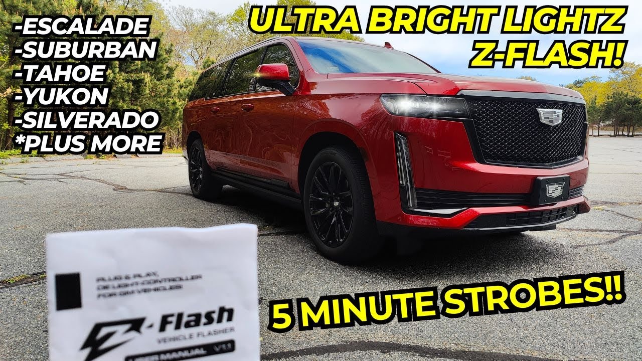 Ultra Bright Lights Z-Flash Mod on the Cadillac Escalade is Easy and Awesome