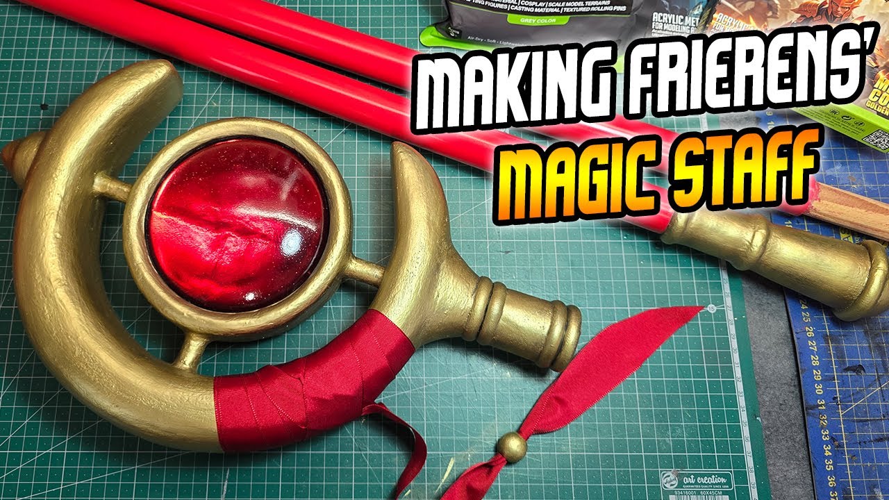 ✨ ¡CREANDO EL BASTÓN MÁGICO DE FRIEREN PARA COSPLAY! ✨