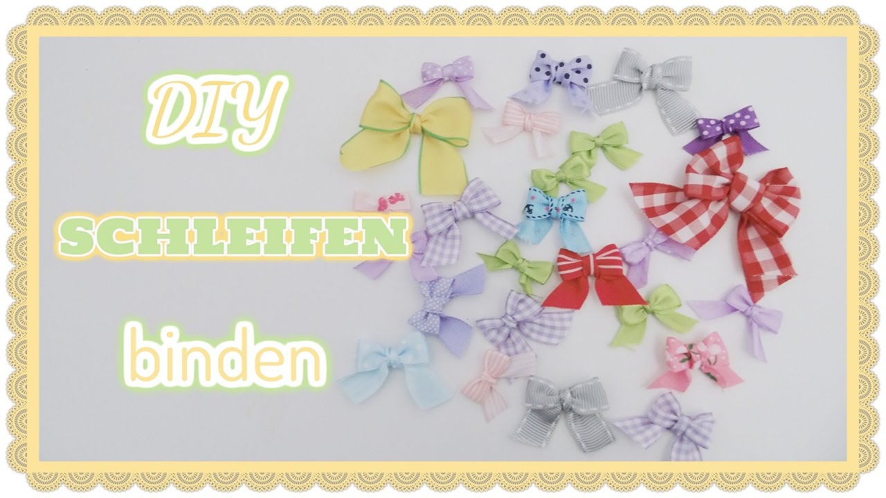 DIY - Schleifen binden [Tutorial] | Bastel-Fee