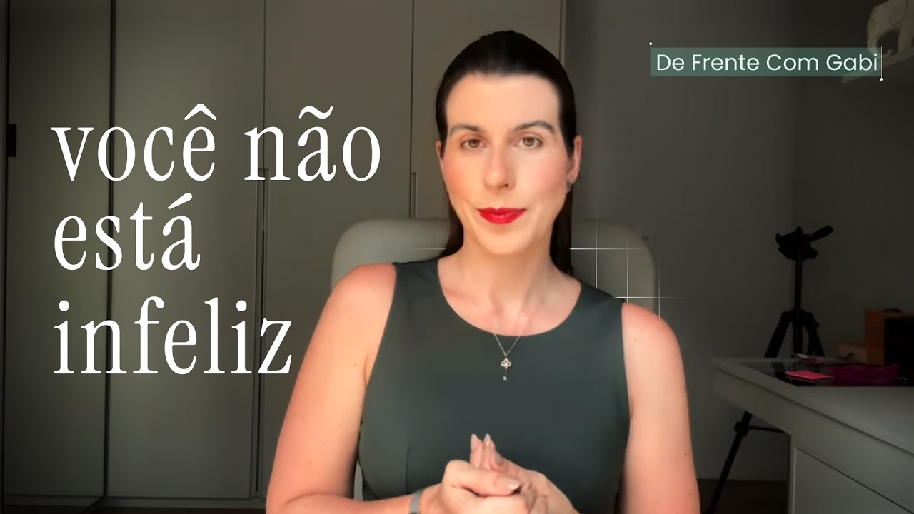 De frente com Gabi #032 – Você não está infeliz. Você está no modo trator.