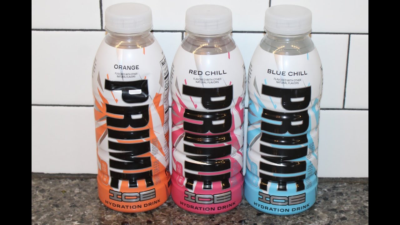 Prime Ice Hydration Drink: Orange, Red Chill & Blue Chill Review