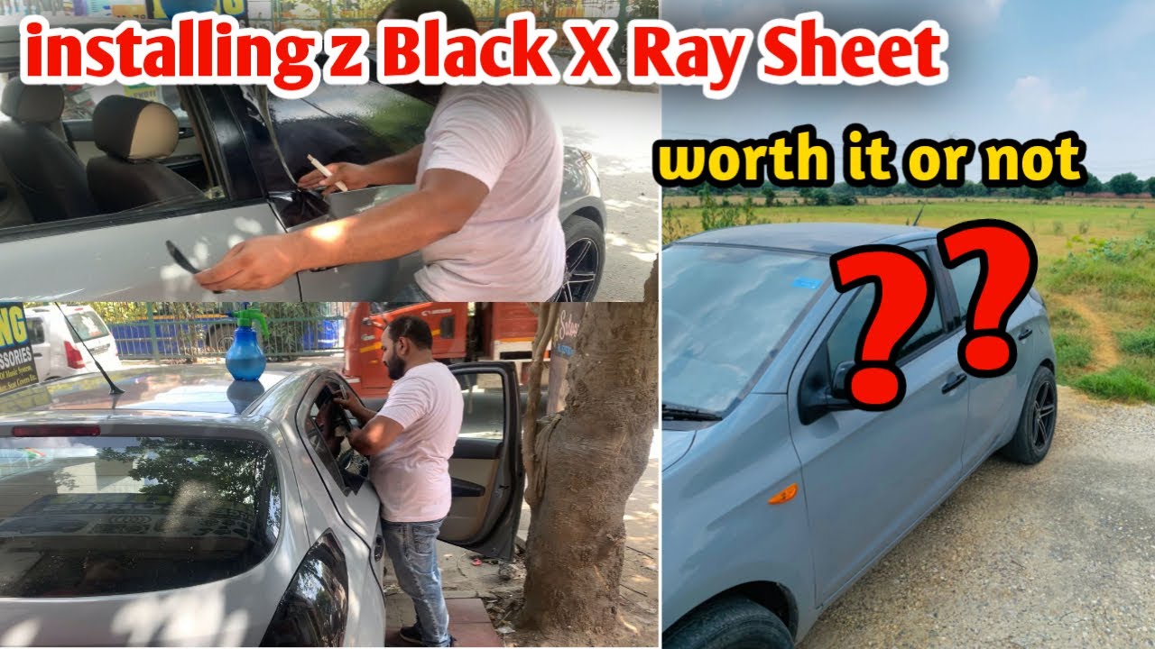 X ray sheet for car || z black x ray for car || x ray sheet for my nardo grey i20 ||