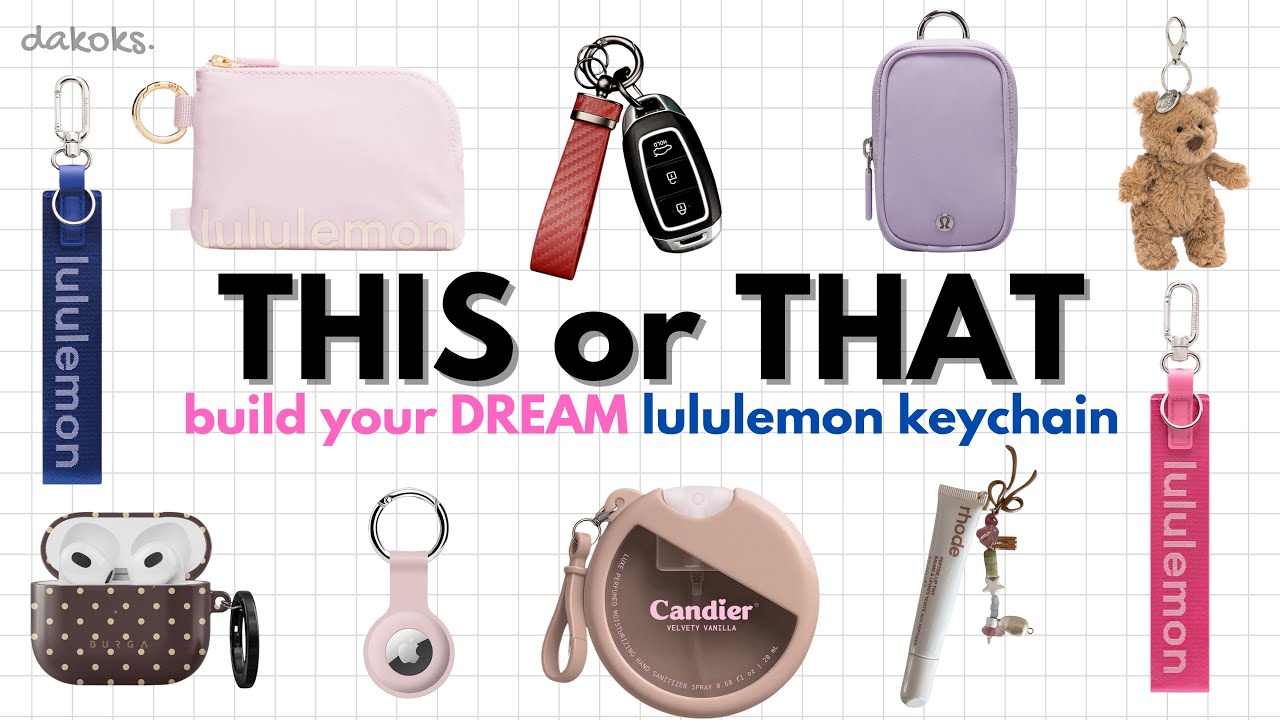 Build your DREAM Lululemon Keychain | THIS OR THAT🩷