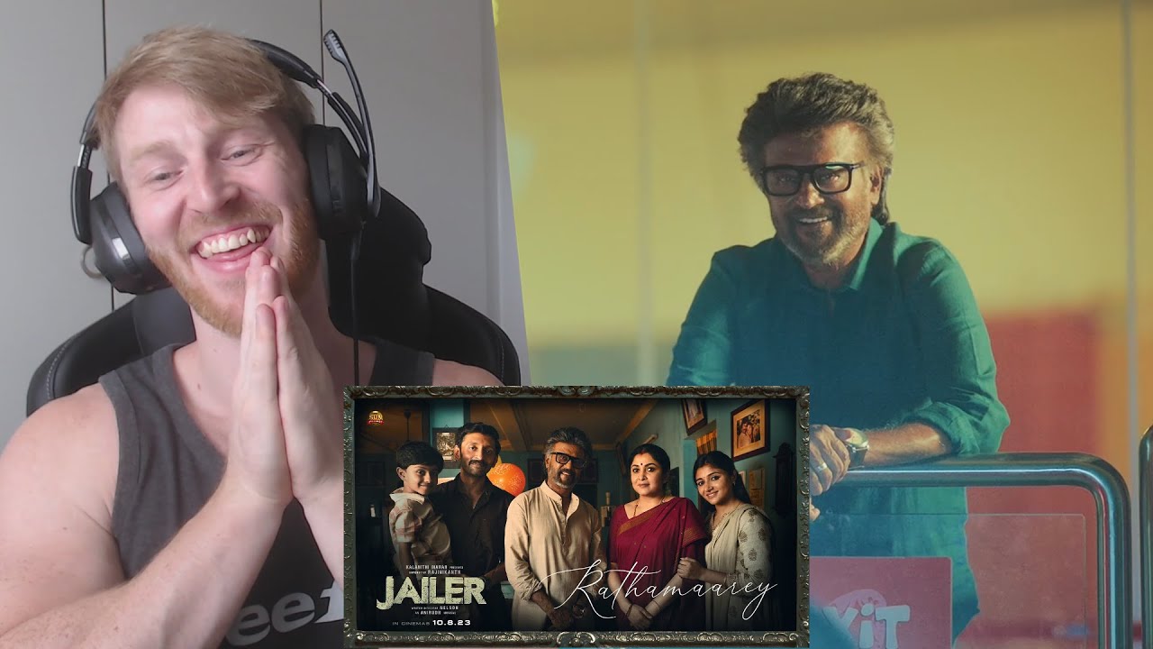 JAILER -Rathamaarey Lyric Video |Superstar Rajinikanth • Reaction By Foreigner