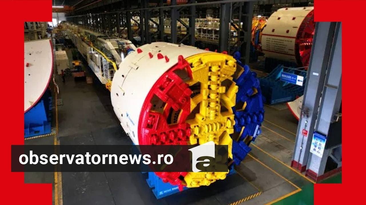 Au ajuns "cârtiţele chinezeşti" care fac metroul din Cluj. Vor traversa ţara în 10 zile