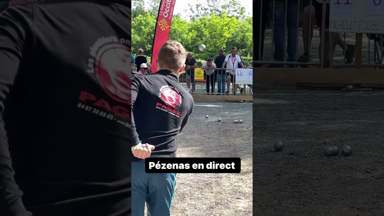 National &agrave; #petanque de P&eacute;zenas en direct WebTV #boulistenaute