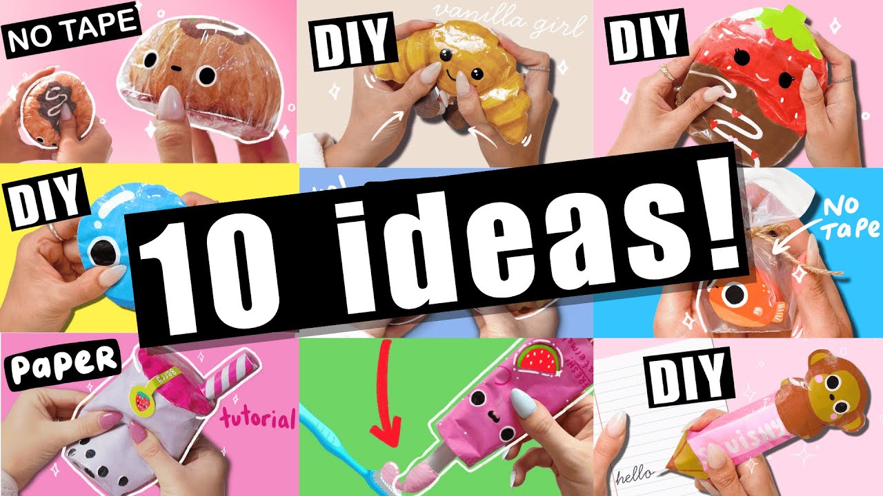paper squishy ideas for you to try!