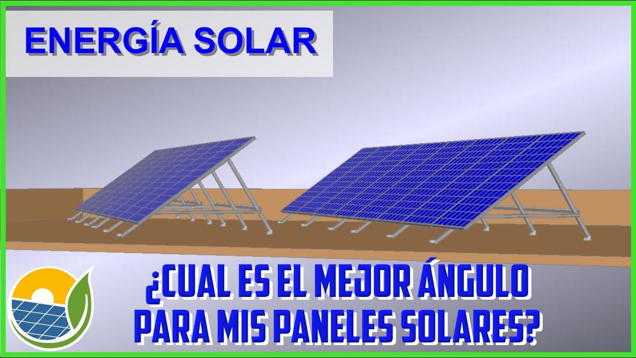 ☀️ Inclinación de paneles solares en mi lugar en el mundo