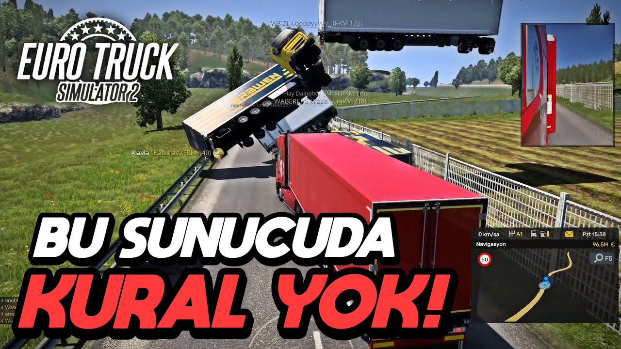 BU YOLDA SAĞ KALMAK İMKANSIZ! (Duisburg-Calais) ETS2MP Freeroam