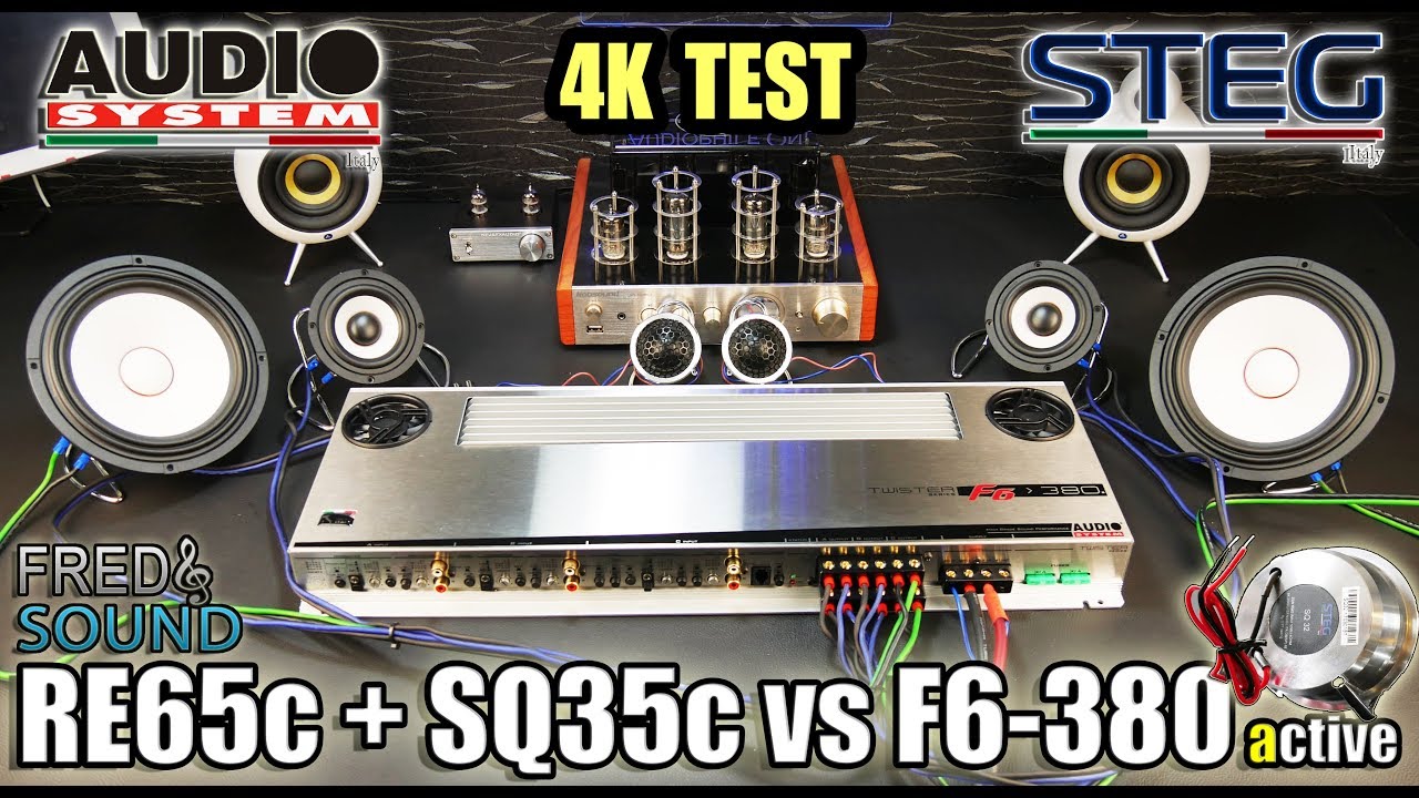 THE BEST CERAMIC SPEAKERS ! STEG RE65C + SQ35C VS AUDIOSYSTEM TWISTER F6-380 ACTIVE