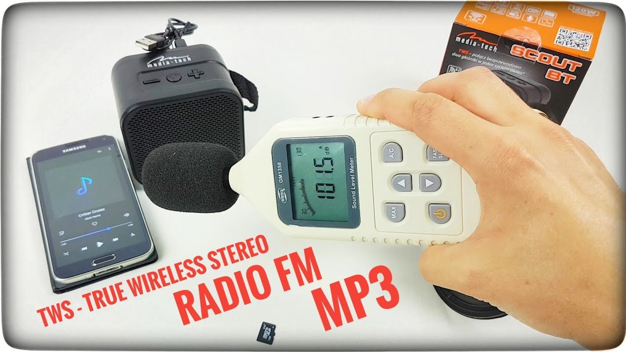 GŁOŚNIK BLUETOOTH Z RADIEM FM TWS Media-Tech SCOUT BT MT3158 | ForumWiedzy | ForumWiedzy