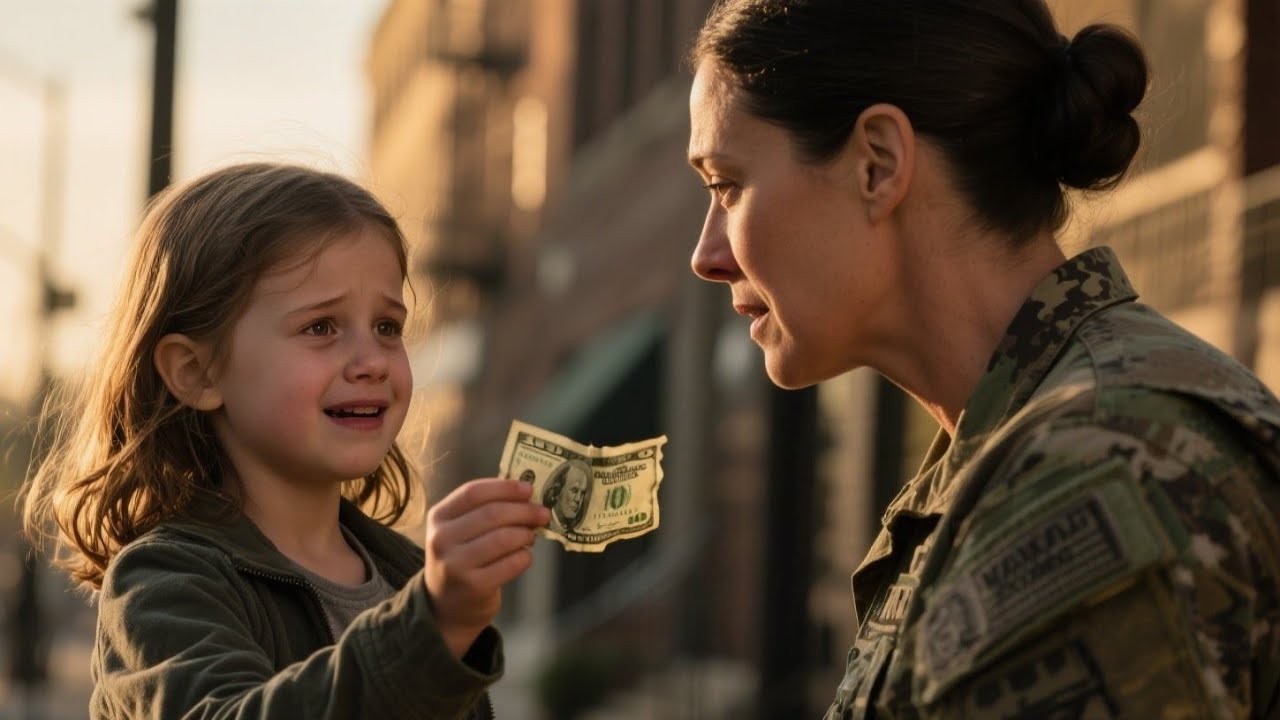 “He Hurt Her” — Little Girl Gave $5 to Help Her Mom, and the Navy SEAL Was Stunned by Her Words