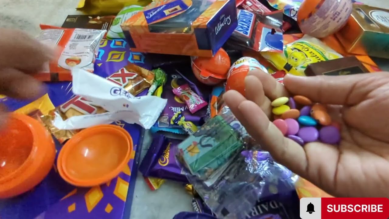 Lot's of chocolates ASMR🍫|| gems chota bhim gift inside 😱😱😱