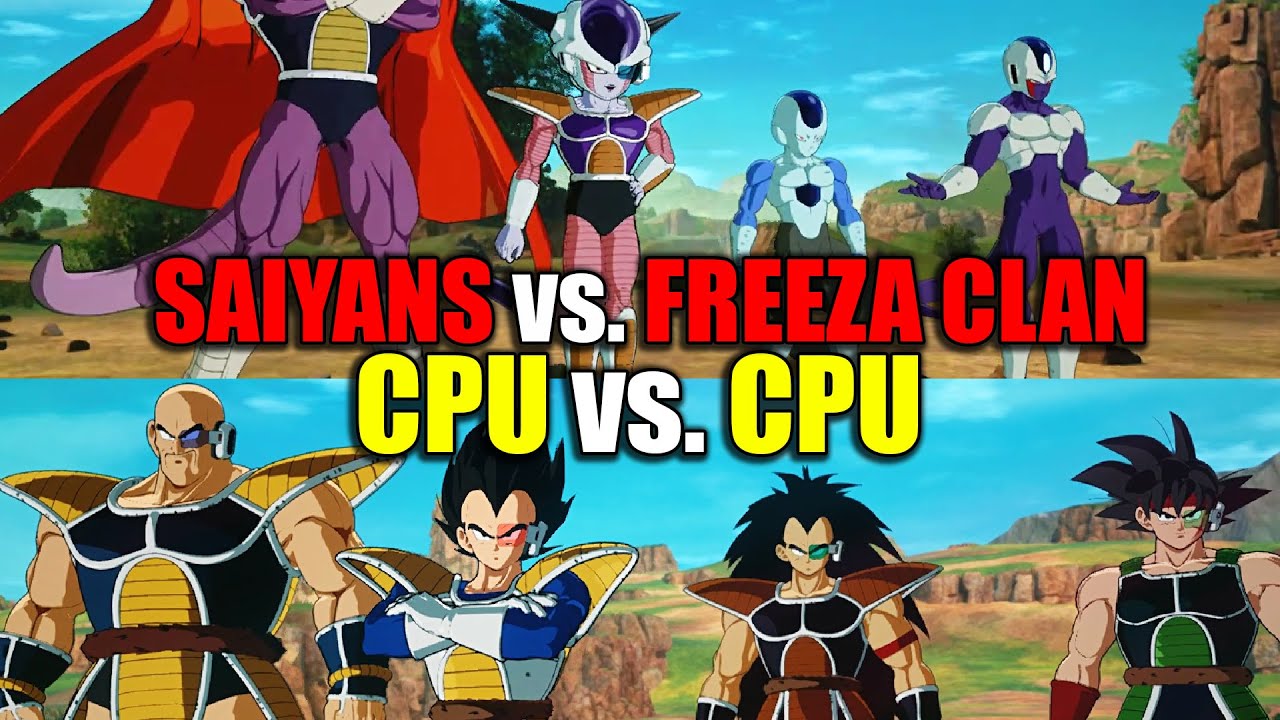 DRAGON BALL: Sparking! ZERO - Saiyans vs. Freeza Clan CPU vs. CPU - PC Gameplay (No commentary)