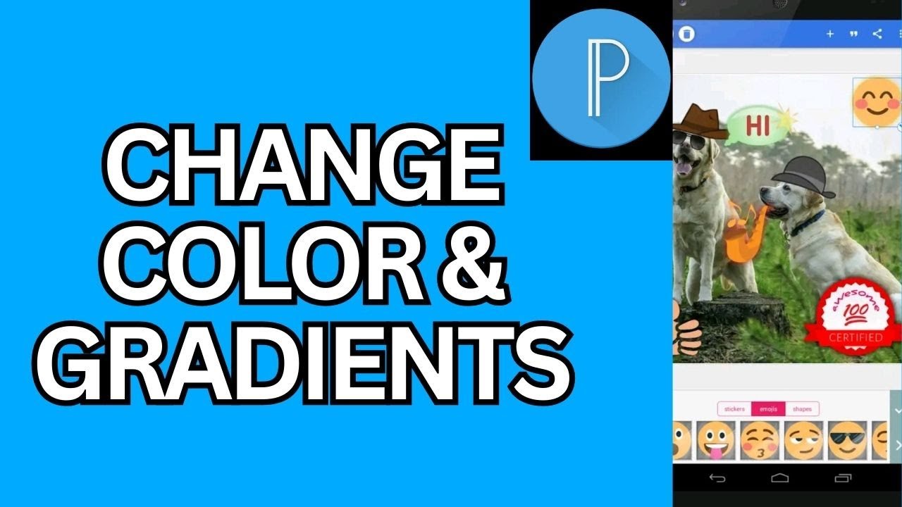 How to Change Text Color & Apply Gradients in PixelLab 2025?